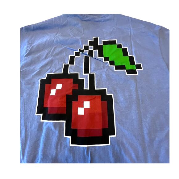 METAVIRGIN Graphic T SHIRT MED TEE Men's Women's Word Play 100% Cotton Cherry - Picture 6 of 7